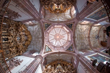 Iglesia de San Cayetano (La Valenciana) - vue intérieure